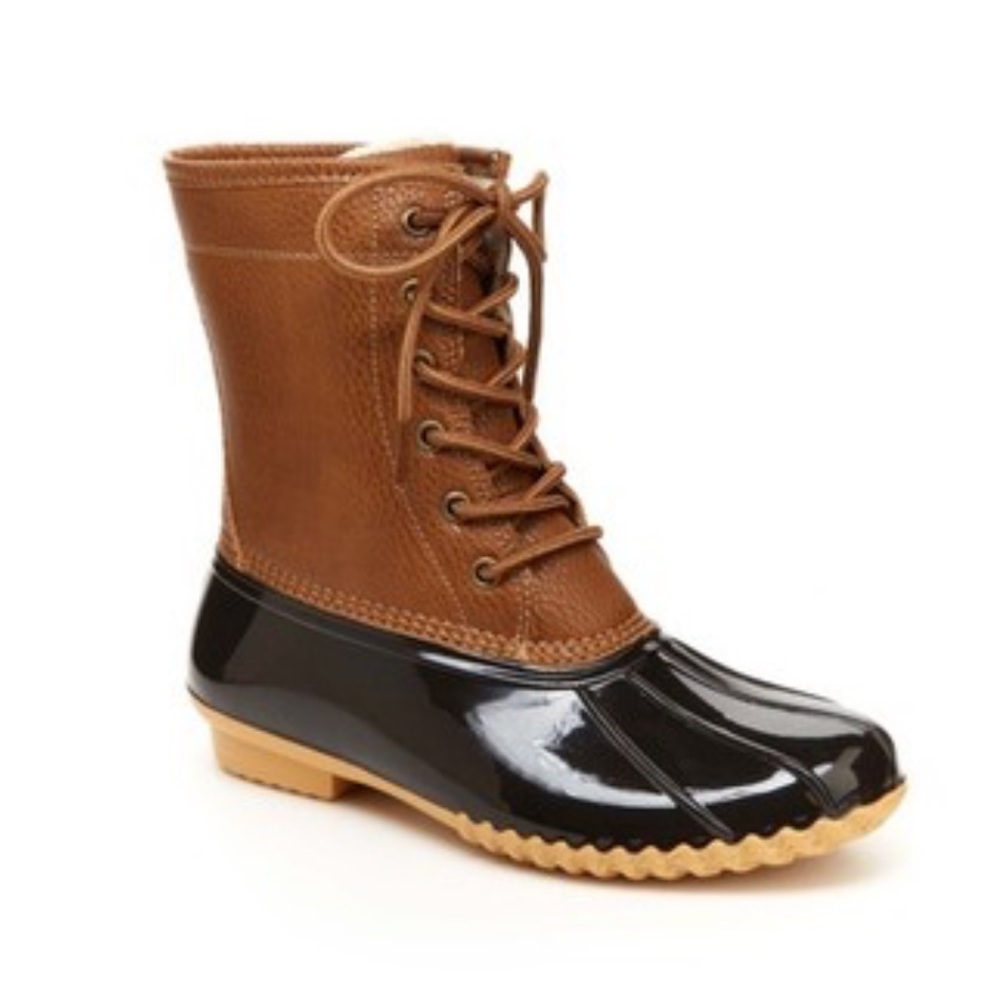 JBU BY JAMBU Womens Brown Water Resistant Maplewood Round Toe Duck Boots various